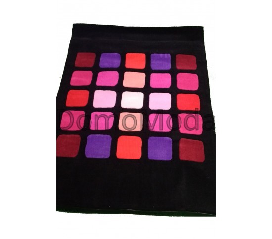 Акриловий килим FANTASIA 90819, Black/Purple - Висока якість за найкращою ціною в Україні